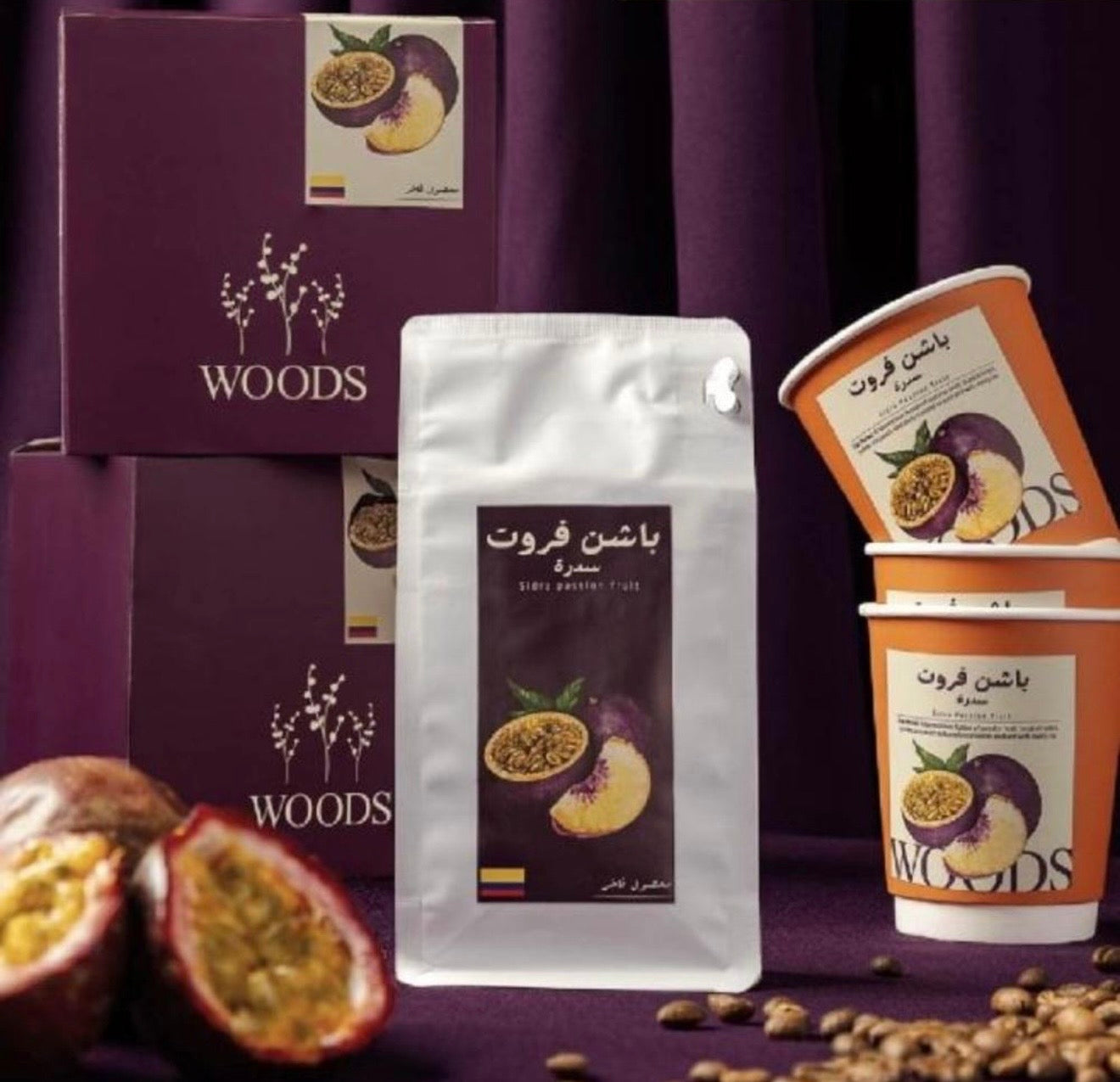 Woods passion fruit sidra