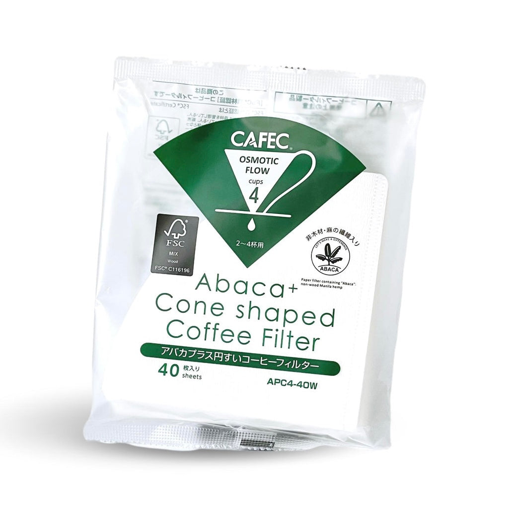 Cafec – Abaca+ Osmotic Flow Paper Filter Cup 4 - 40sheets