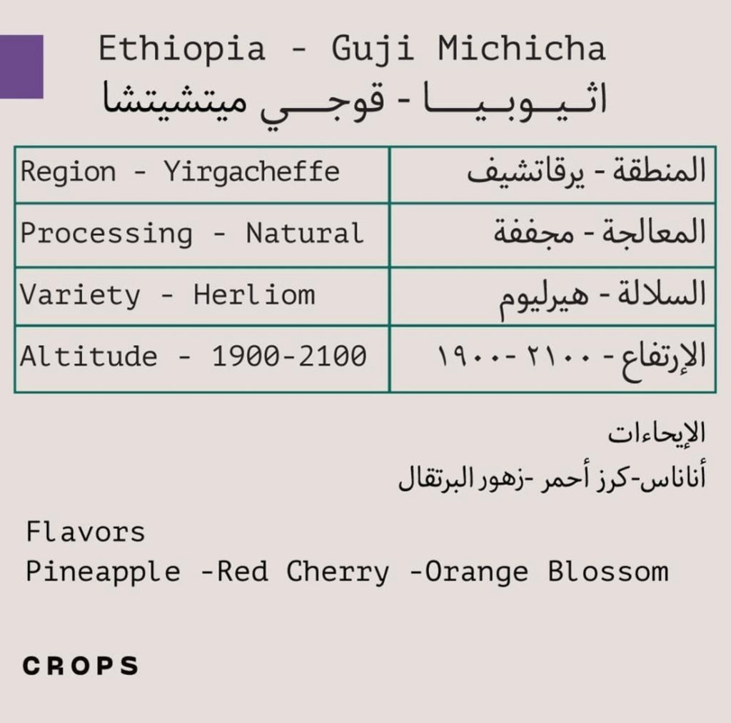 Crops guji michicha