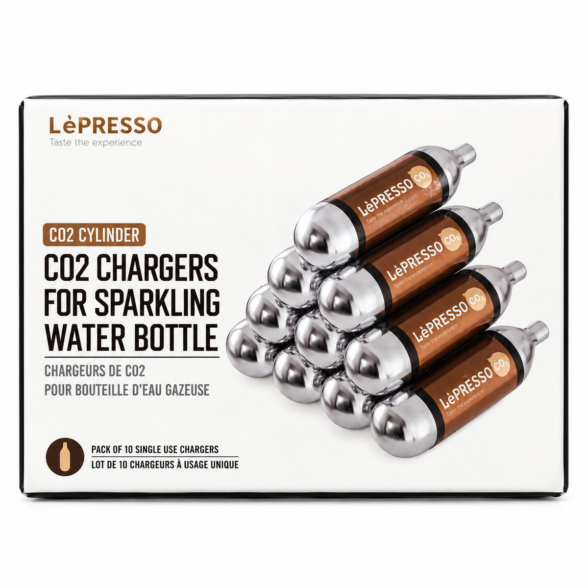 Lepresso Co2 Chargers For Sparkling Water
