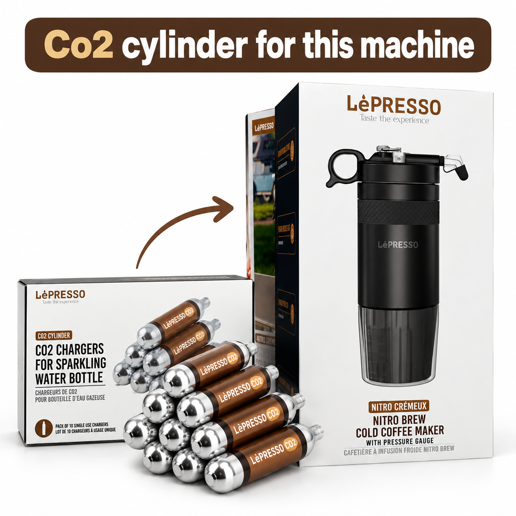 Lepresso Co2 Chargers For Sparkling Water
